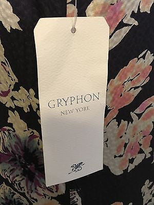 Gryphon Floral Silk Maxi Dress Sz XS NWT $470