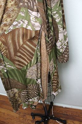 Boho Floral Kimono Coverup Cape Sz 8 Retail $150