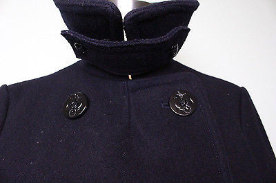 NLST Womens Wool Blend Short Pea Coat Sz 4 or Child Large Retail $695