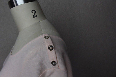 A|X Armani Exchange Pink Cotton Long Sleeve Summer Dress Sz M