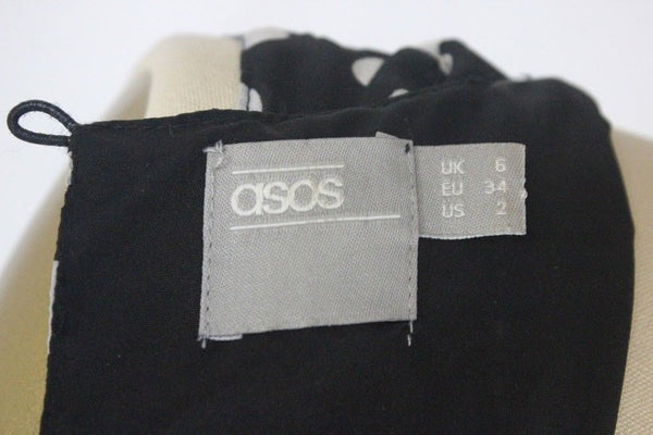 ASOS Sleeveless Polka Dot Dress With Tulle Size 2 Retail $120